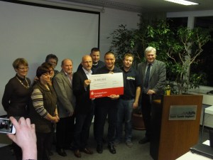 Scheckübergabe 2014
